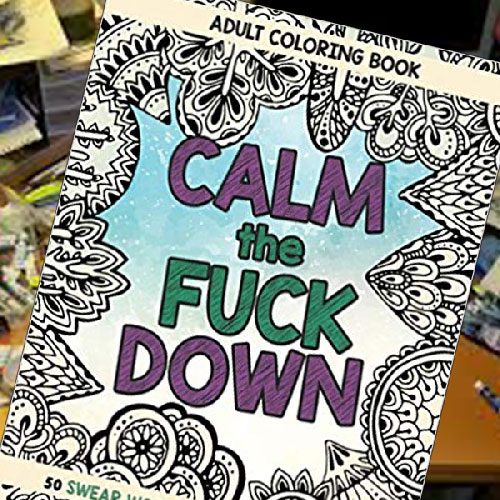 Calm The Fuck Down Coloring Book