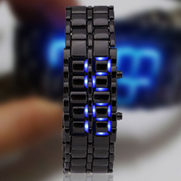 faceless led watch