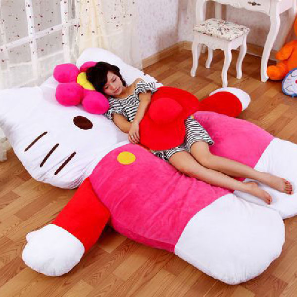  Giant  Hello  Kitty  Bed  Hello  Kitty  Plush Bed  Geeky Gift 