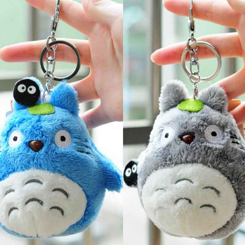 totoro keychain plush