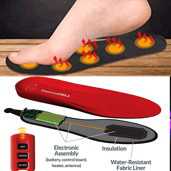 Rechargeable Heated Insoles - Best 