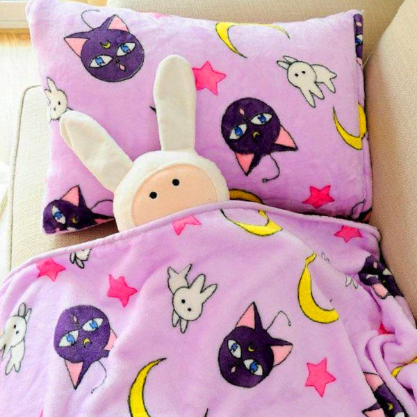 sailor moon plush blanket