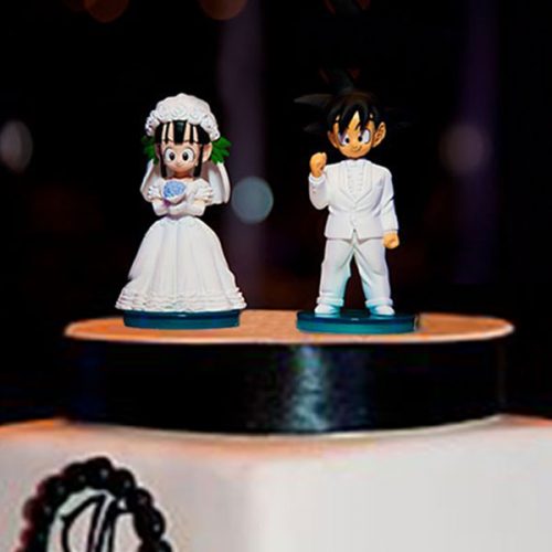 Dragon Ball Z Wedding Cake Toppers Anime Theme Bride Groom