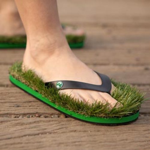 grass flip flops amazon