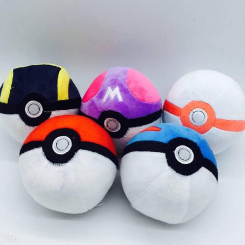 pokeball plush set