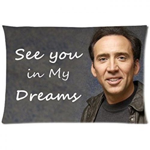 nicolas cage pillow